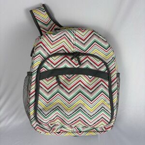 Thirty-One Camera Bag Sling Backpack Punch Chevron Removable Insert Multi-Use